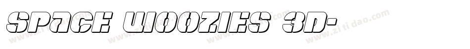 Space Woozies 3D字体转换